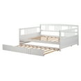 thumbnail image 1 of Paproos Heavy Duty Full Daybed with Trundle, White, 1 of 12
