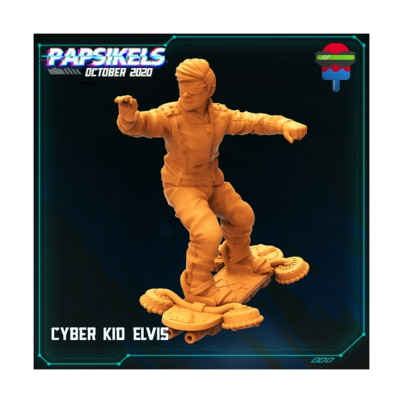 Papsikels Miniatures Cyber Kid Elvis New