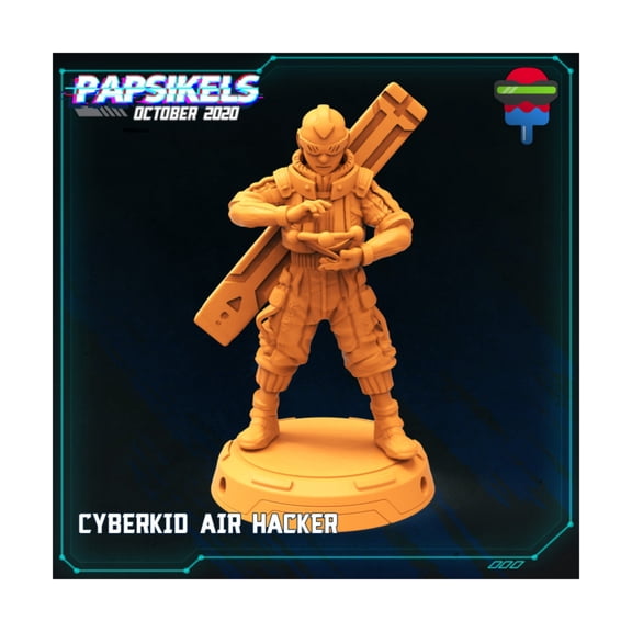 Papsikels Miniatures Cyber Kit Air Hacker New