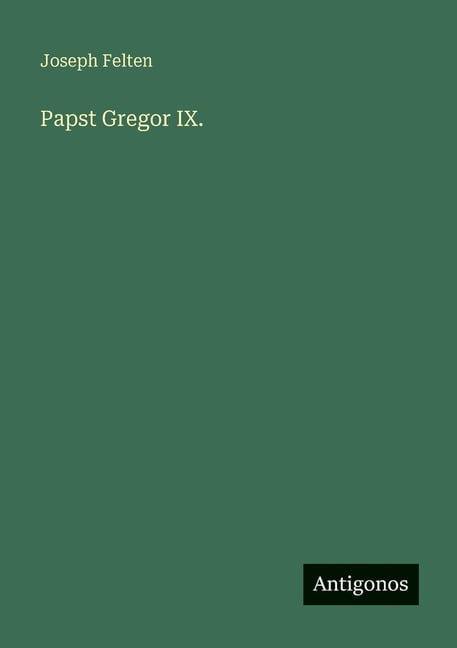 Papst Gregor IX., (Paperback)