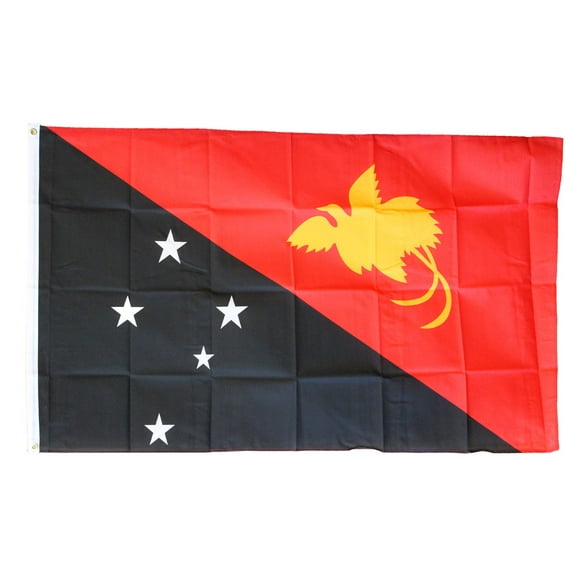Papua New Guinea - 3'X5' Polyester Flag