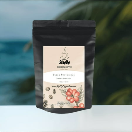 Papua New Guinea, A/X. Medium- Whole Bean, Espresso, Standard 12oz-2 lb.