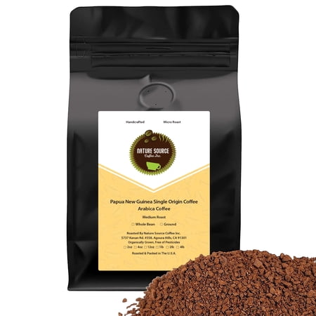 Papua New Guinea Single Origin Coffee | Organic | Fresh Roasted | 2lb Whole Bean 1-Pack