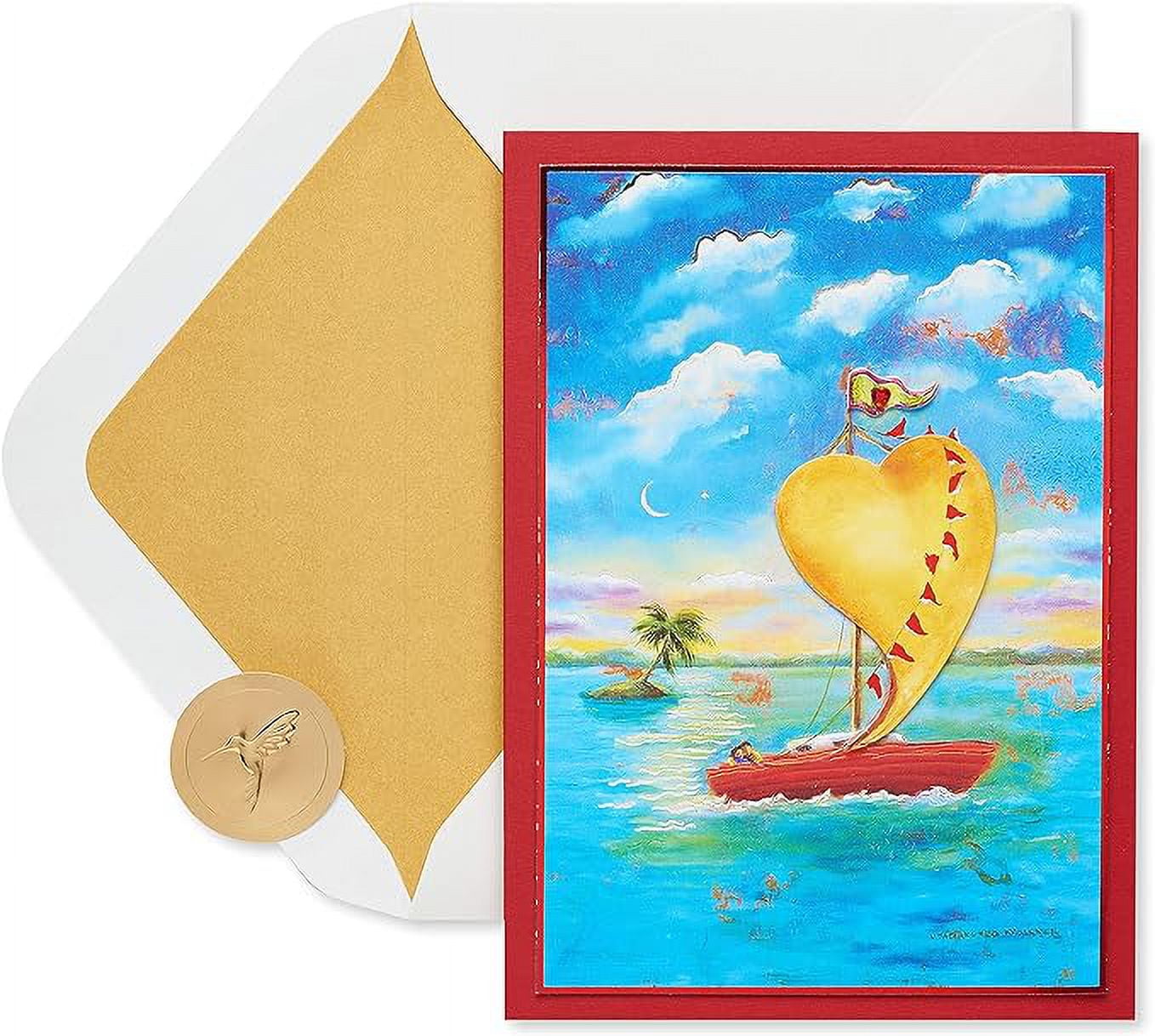 Papyrus Anniversary Card (Sailboat)