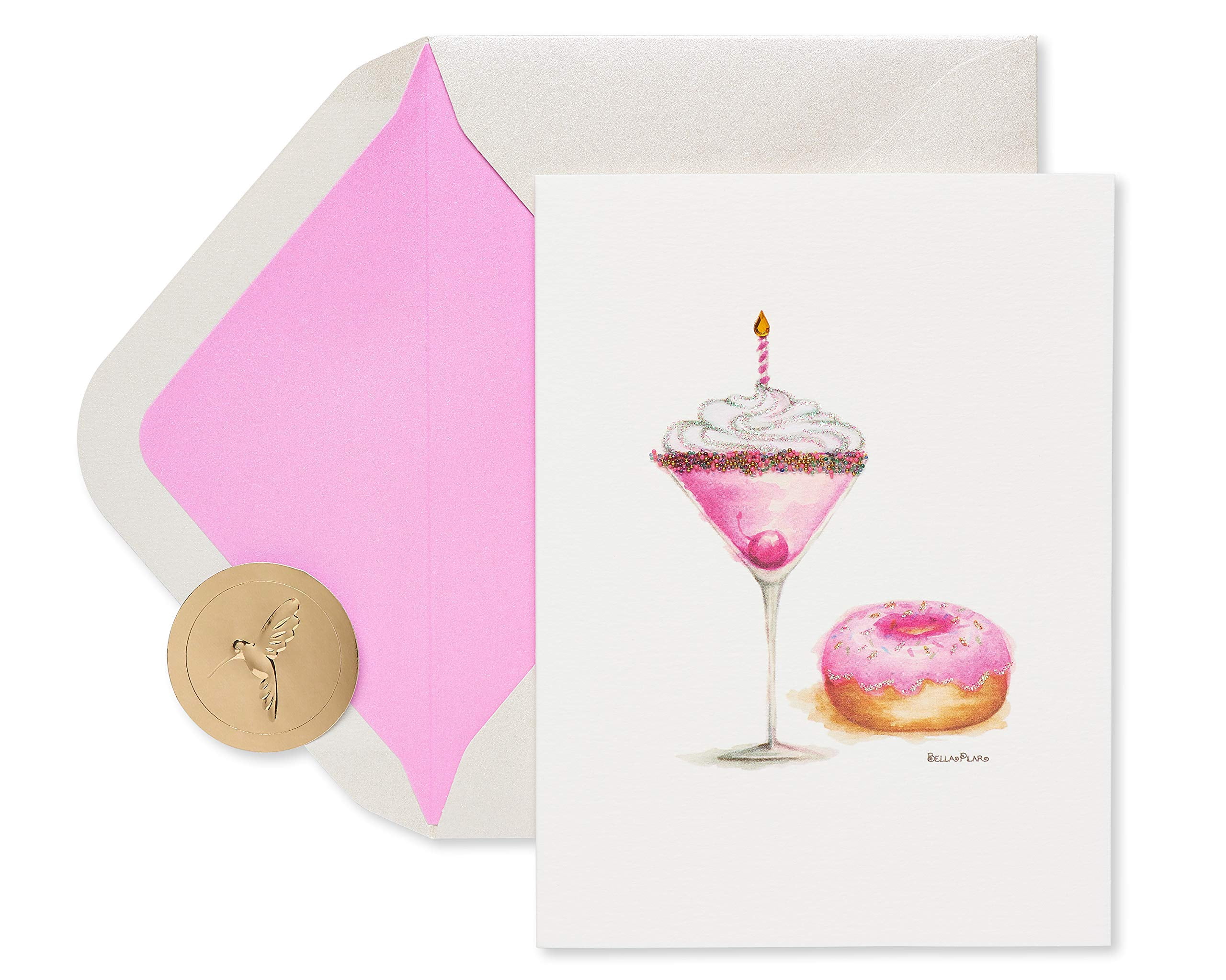 Papyrus Martini And Doughnut Birthday Card - Each - View #12