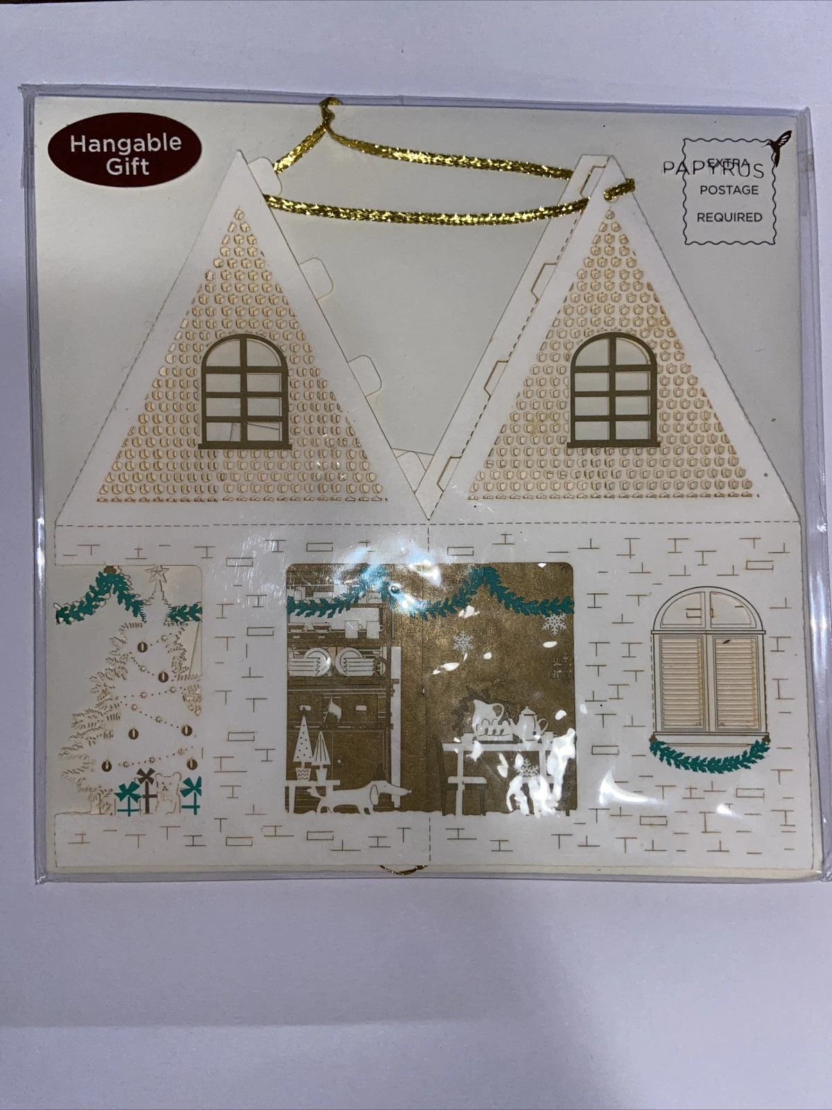 Papyrus Christmas Card - Christmas Home Hangable Gift & Card