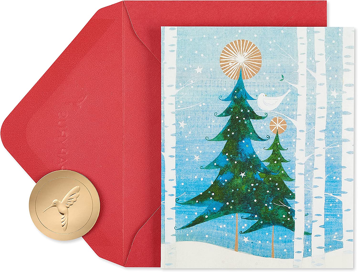 Papyrus Christmas Cards Boxed with Envelopes, Peace and Happiness