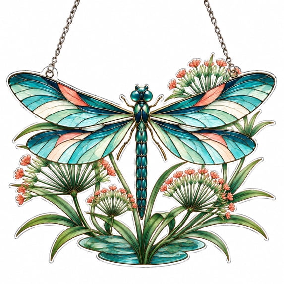 Papyrus Hover Dragonfly Acrylic Suncatcher Ornament for Bedroom ...