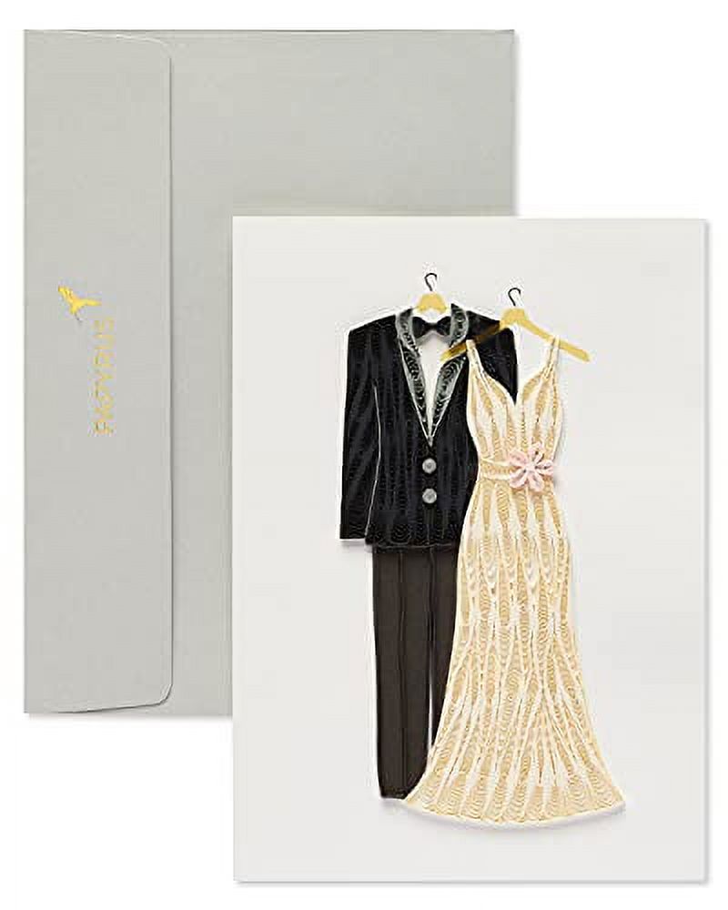 Papyrus Premium Wedding Quilling Card (The New Mr. & Mrs.)
