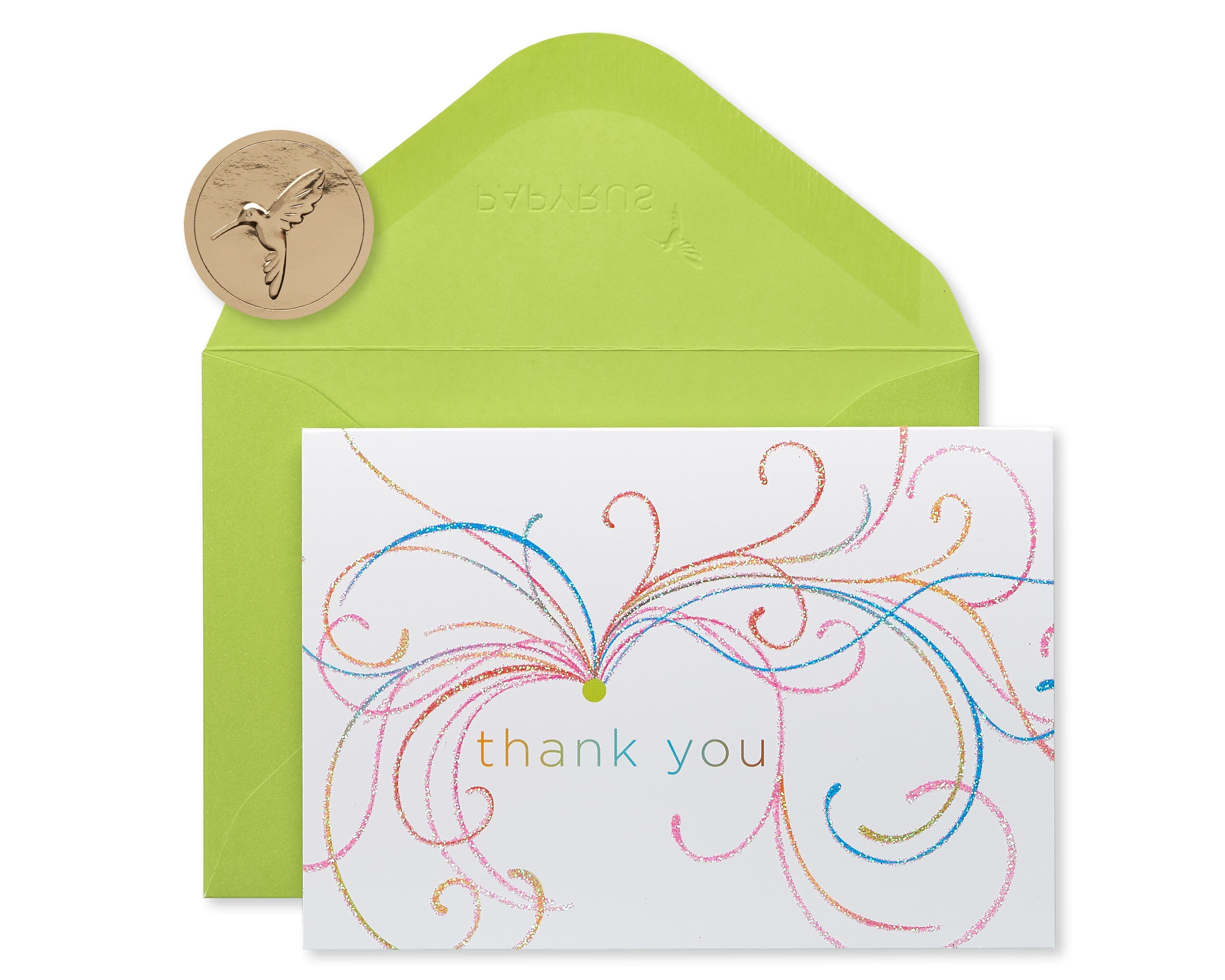 Papyrus Swirl Boxed Blank Thank You Cards, 14ct 