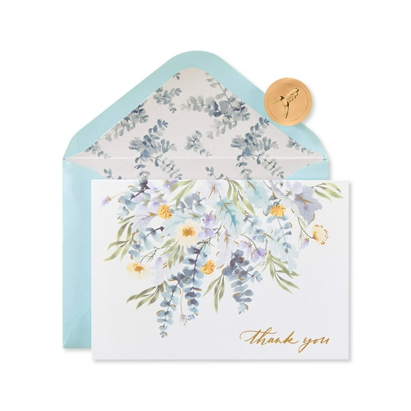 Papyrus Sympathy Thank You Cards with Envelopes, Leaves (12-Count) O3