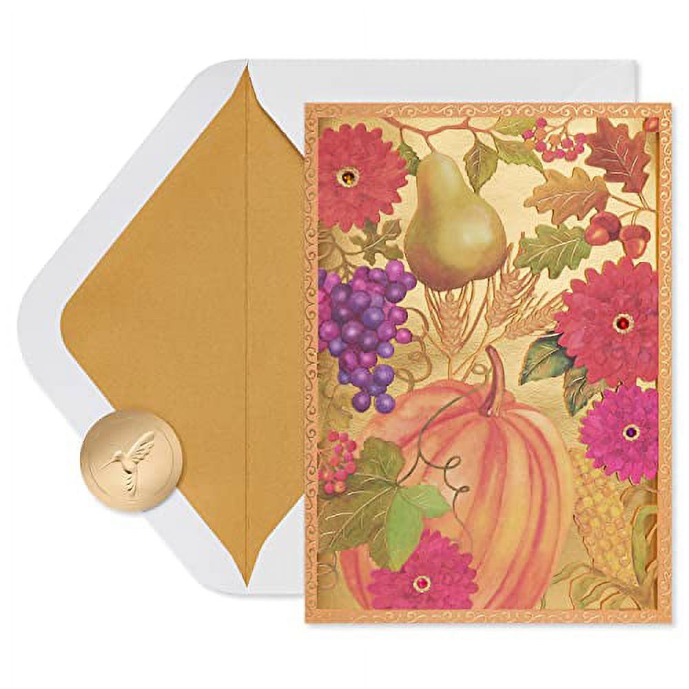 Papyrus Thanksgiving Card (Gifts of Family and Friends)