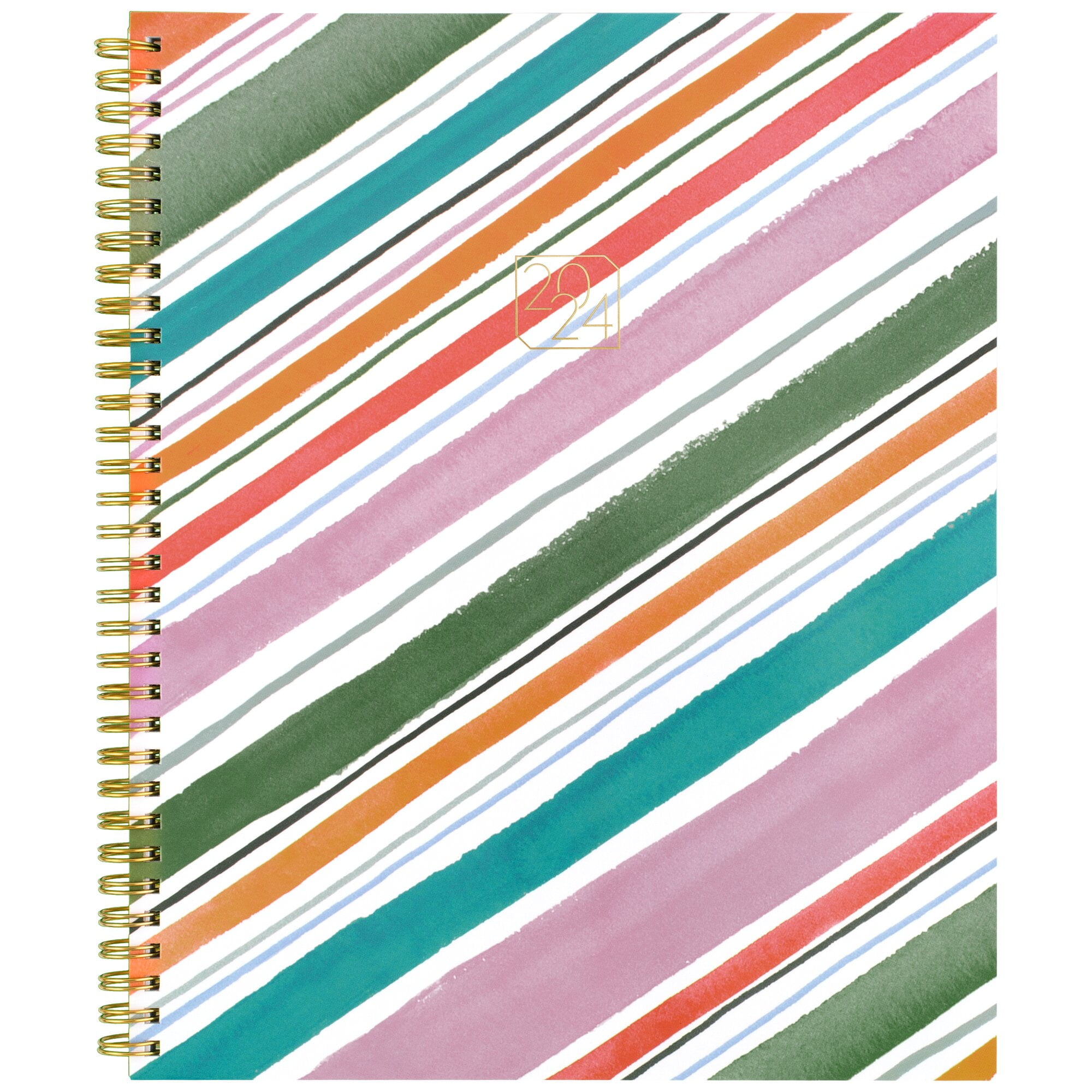 Papyrus for Cambridge 2024 Weekly Monthly Planner Stripe Large 8 12 x