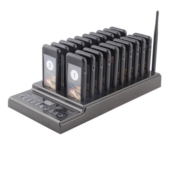 Par Calling System Wireless Paging Queue System 20 Call Buzzer Quiz Equipment For Restaurant Cafe Church