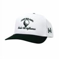 thumbnail image 1 of Over Par and Under the Influence Golf Hat, Funny Embroidered Trucker Snapback Cap, Adjustable Vintage Mesh Baseball Hat for Men and Women, Casual Streetwear Gift, 1 of 5