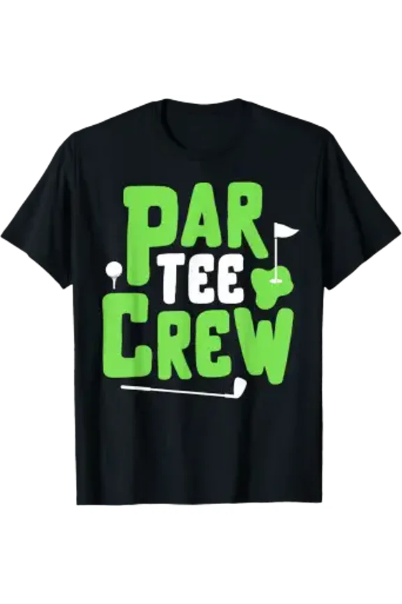 Par Tee Crew Funny Golf Lover Putter Golfing Golfer Boy Girl T-Shirt