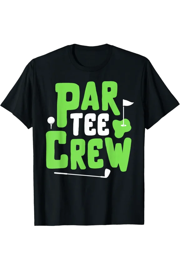 Par Tee Crew Golf Lover Putter Golfing Golfer Boy Girl T-Shirt