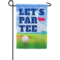 thumbnail image 1 of Par Tee Golf Summer Garden Flag American Sports Golf Ball Athletic Double Sided Seasonal Yard Outdoor Decorative Let's Par Tee Garden Flag, 1 of 5