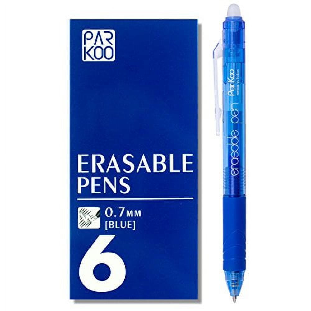 PABLUE Retractable Erasable Gel Pens, Fine Point 0.7mm，Make Mistakes  Disappear, Comfort Grip, for Drawing Writing Planner and Office School  Supplies 12 Pack (Black,Blue,Green, Red) - Yahoo Shopping