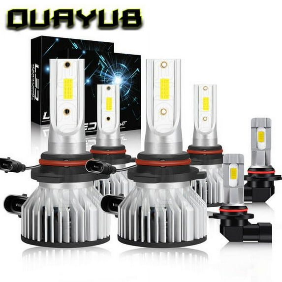 Para For Toyota Camry 2002-2004 2005 2006 Combo LED faro + luces antiniebla 6x