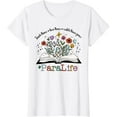 thumbnail image 1 of Para Life Paraprofessional Flower Teacher Back To School T-Shirt, 1 of 3