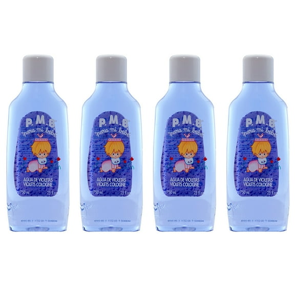 Para Mi Bebe Baby Violet Cologne. Alcohol Free. Gentle and Fresh Fragance for Your Baby. 25 fl.oz. Pack of 4