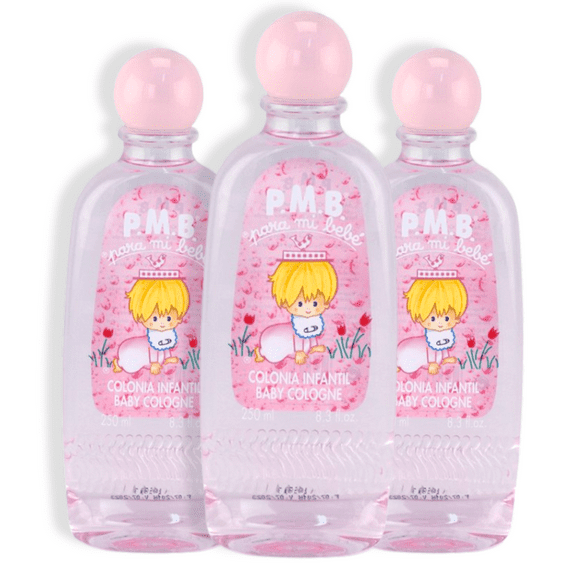 Para Mi Bebe Splash Cologne for Girls,  Fresh Scent, 8.3 fl oz (Pack of 3 )