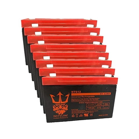 Para System MINUTEMANBP48V10 6V 12Ah SLA Replacement UPS Battery by Neptune - 8 Pack