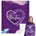 thumbnail image 1 of Best Friend Gifts, Gifts for Friend, Best Friend Birthday Gifts, Bestie Blanket, Friend Gifts for Women, 1 of 6