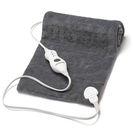 ParaMed Heating Pad - XL Size 12 x 24 - Electric, Auto Shut-off, Machine-Washable