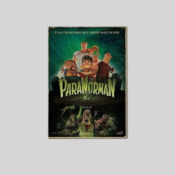 ParaNorman 2012 Poster Cartoon Movie Poster Gift Birthday Gift For Fan Poster Size 24''x36'' The Golden Shop