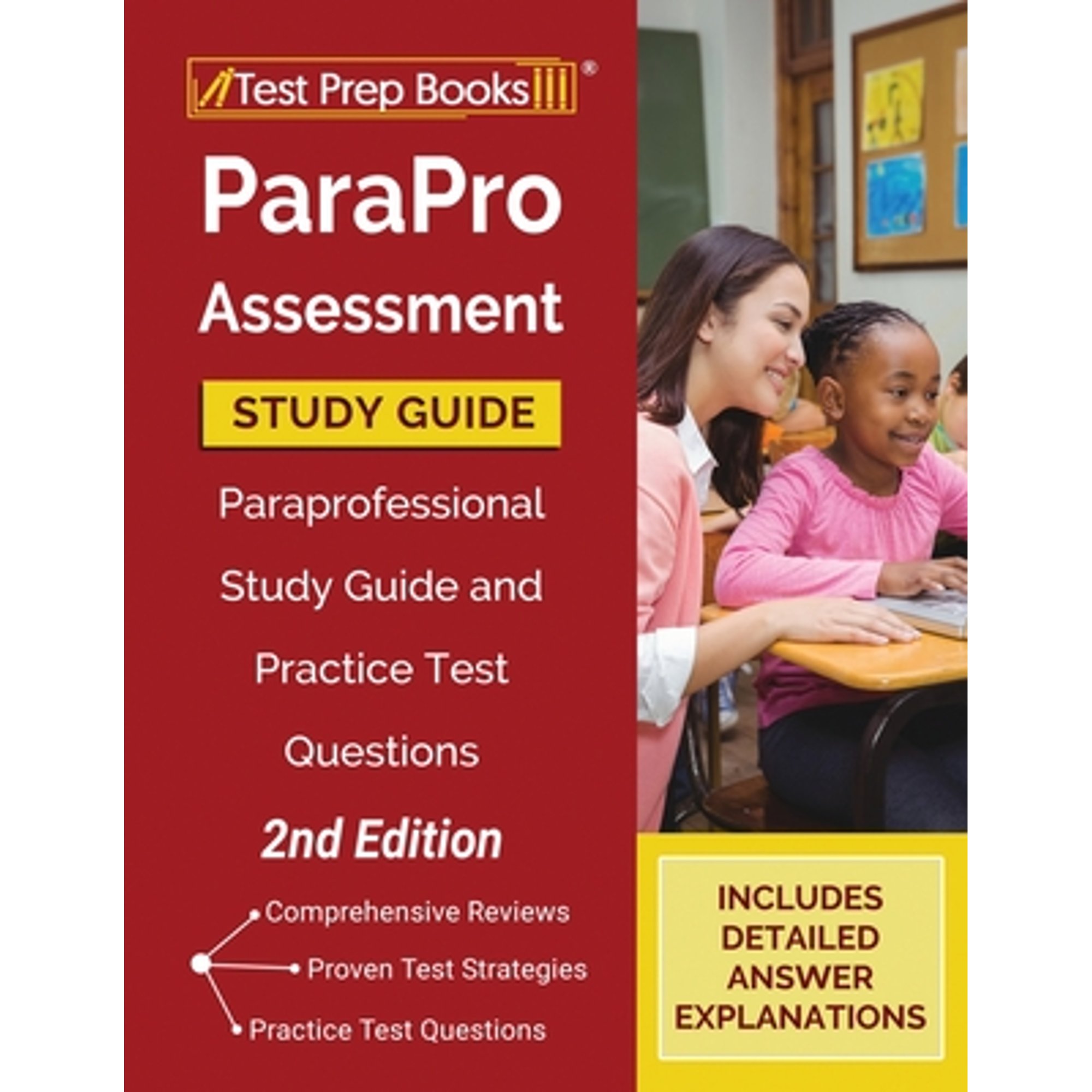 Pre-Owned ParaPro Assessment Study Guide: Paraprofessional Study Guide and Practice Test Questions (Paperback 9781628458077) by Tpb Publishing