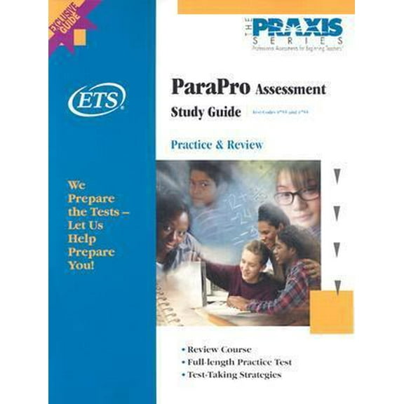 Pre-Owned ParaPro Assessment Study Guide, Test Codes 0755 and 1755 by Educational Testing Service Paperback
