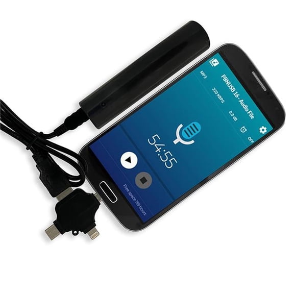 PBN-TEC PBN-KBANK-OTG 16GB Long Life Covert Audio Recorder Standby - 150 Days