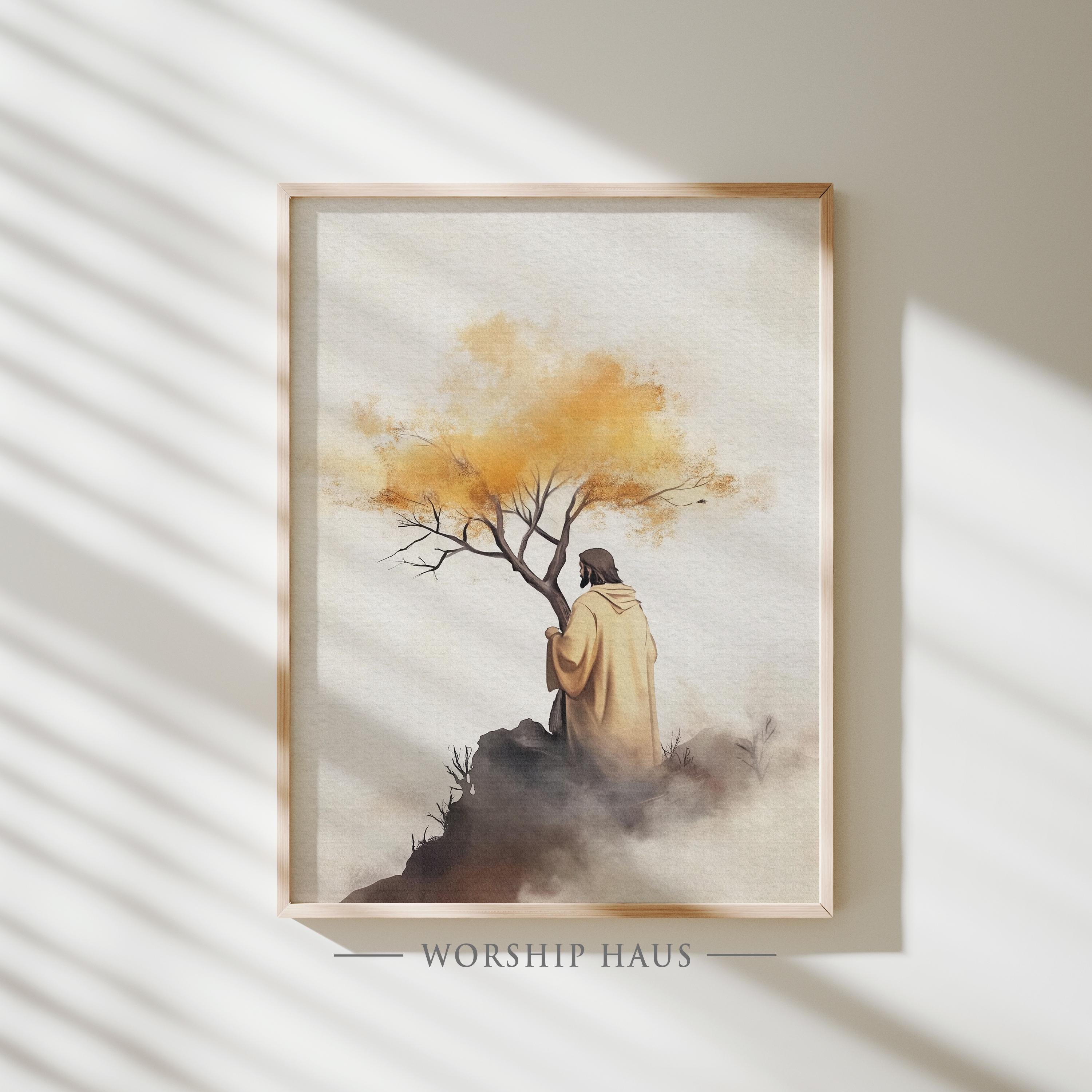 Parable Of The Mustard Seed Christian Art Tree Of Faith Scene Poster ...