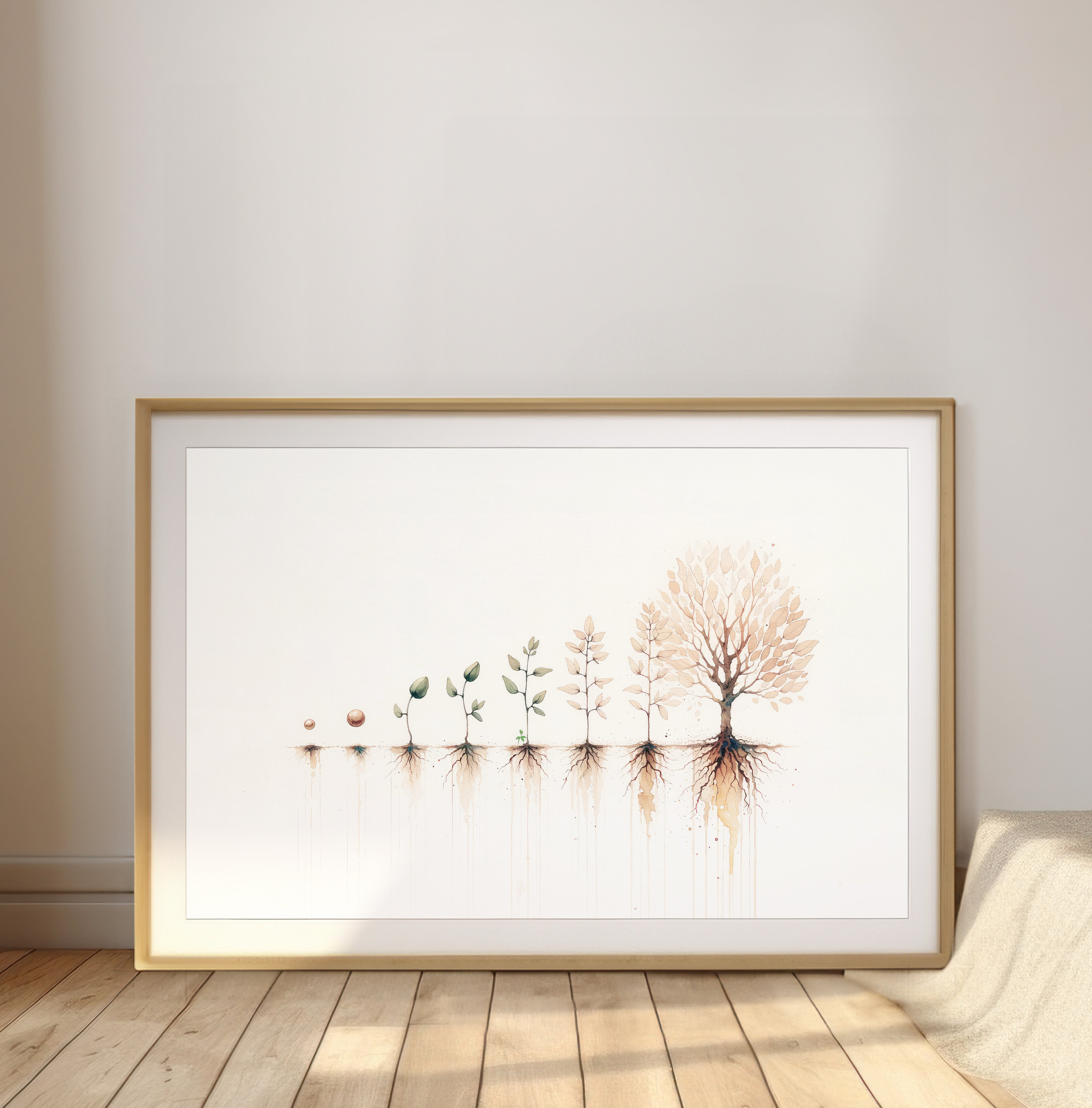 Parable Of The Mustard Seed | Christian Bible Art | Faith Warm Present ...