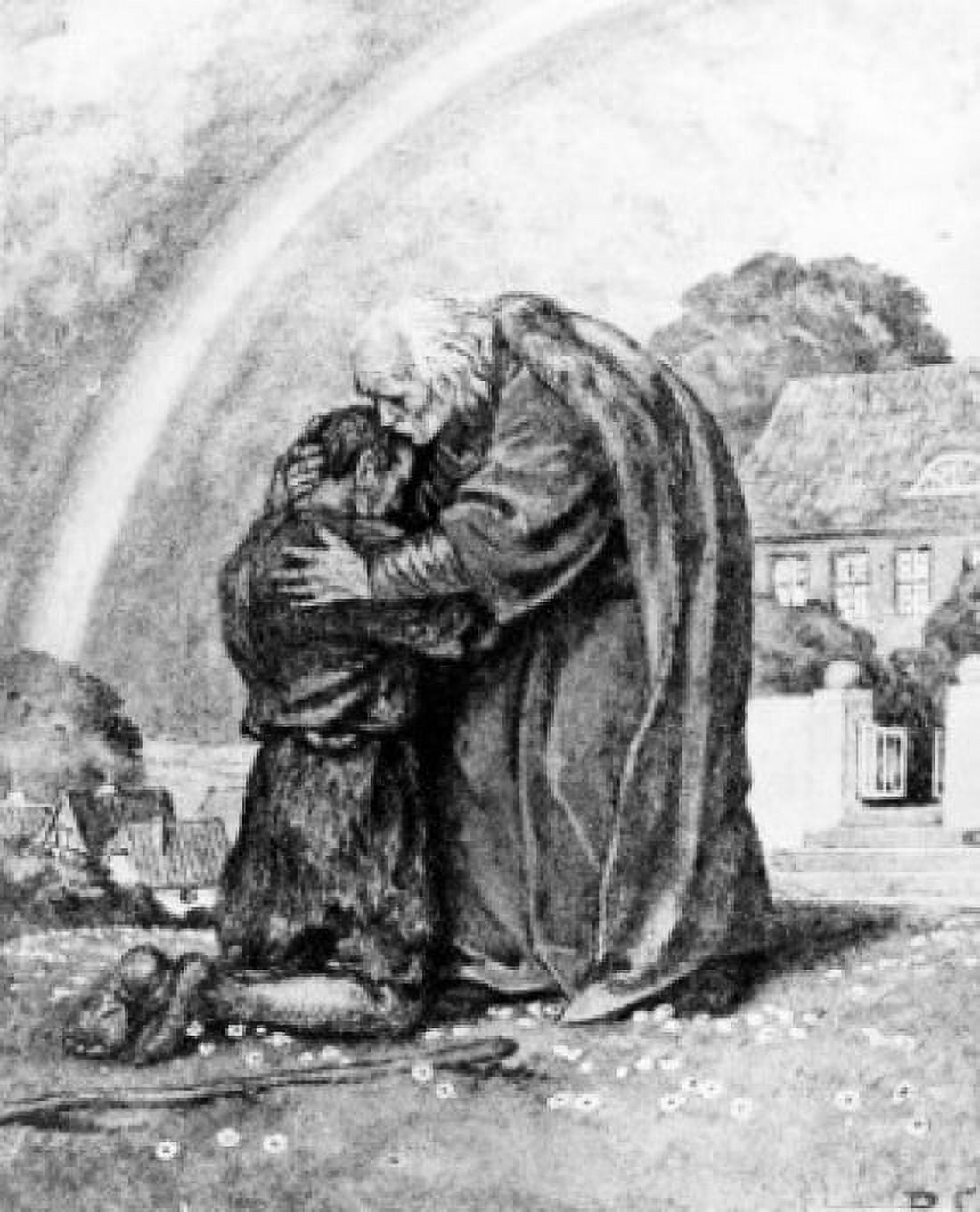 Parable of the Prodigal Son by Rudolf Schaefer 1878-1961 Canvas Art - Rudolf Schaefer (18 x 24)