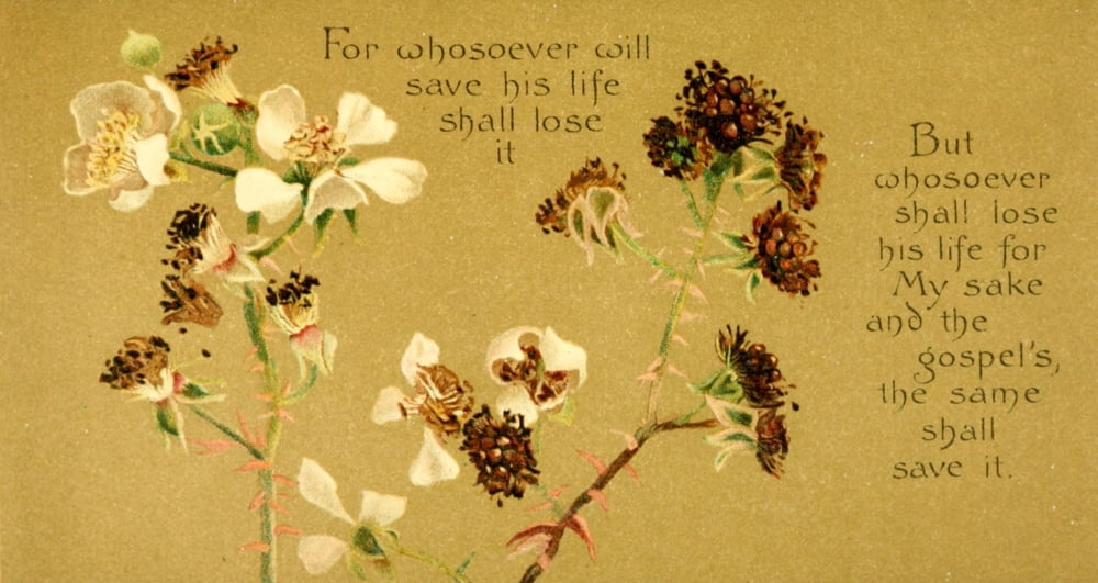 Parables of the Cross 1890 For whosoever will Canvas Art - Isabella Lilias Trotter (24 x 36)