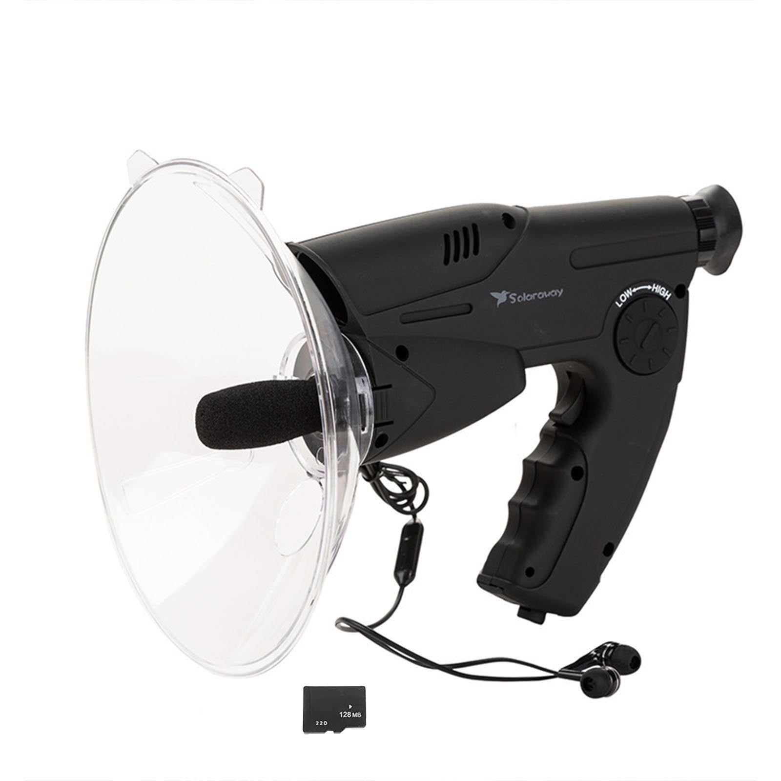Parabolic Microphone Ear For Long Range Listening Device 8X Outdoor