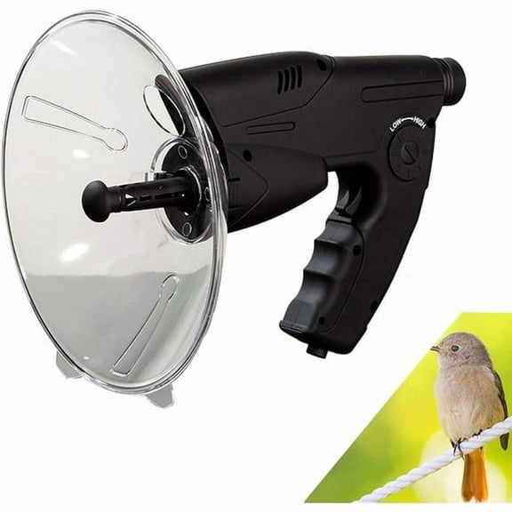 Parabolic Microphone Monocular, Monocular X8 Bionic Ear Magnification Monocular Sound Amplifier, Bionic Ear Long Range Birds Listening Telescope 100M, for Outdoor