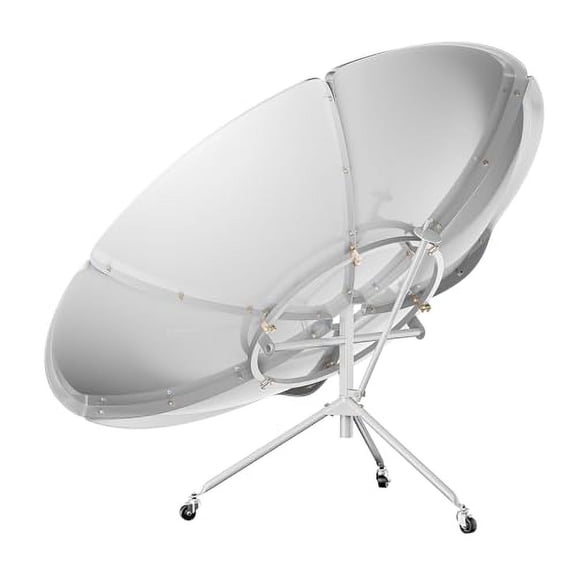 Parabolic Solar Cooker,Portable Solar Cooker with Casters,High Efficiency Outdoor Camping Sun Oven 59" for Mountain Areas, Field Works, Tourism Picnics 800-1000C