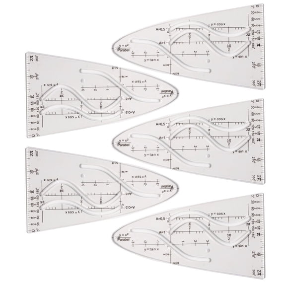 Parabola Ruler Parabola Stencil Parabolic Stencil for Students, Office, Painting