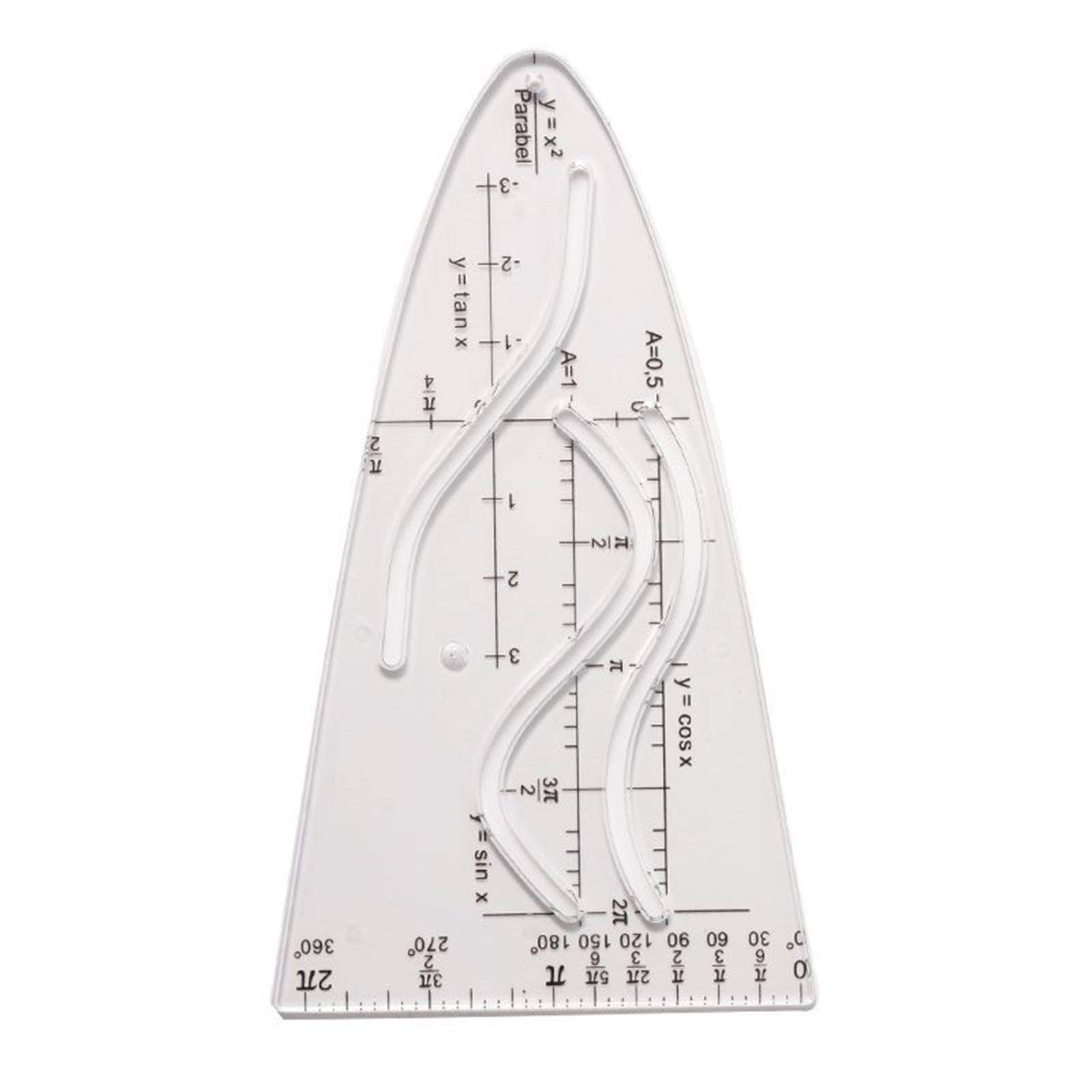 Parabolic Template Math Parabolic Stencil Cosine Ruler Parabola Ruler ...