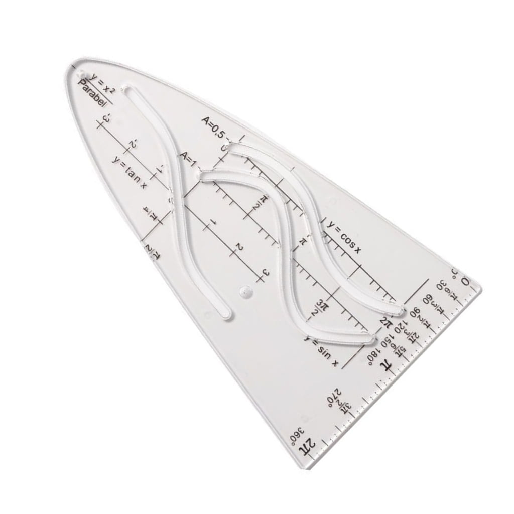 Parabolic Template Math Parabolic Stencil Cosine Ruler Parabola Ruler ...