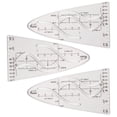thumbnail image 1 of Parabolic Template Math Parabolic Stencil Math Ruler for Mathematical Functions, 1 of 13