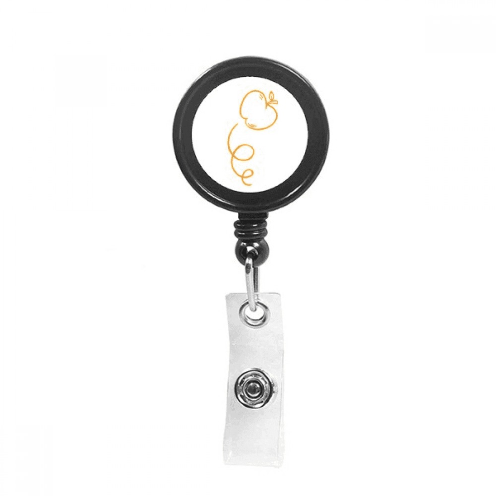 Parabolic Trajectory Motion Fruit Retractable Keychain Badge Holder ID Badge