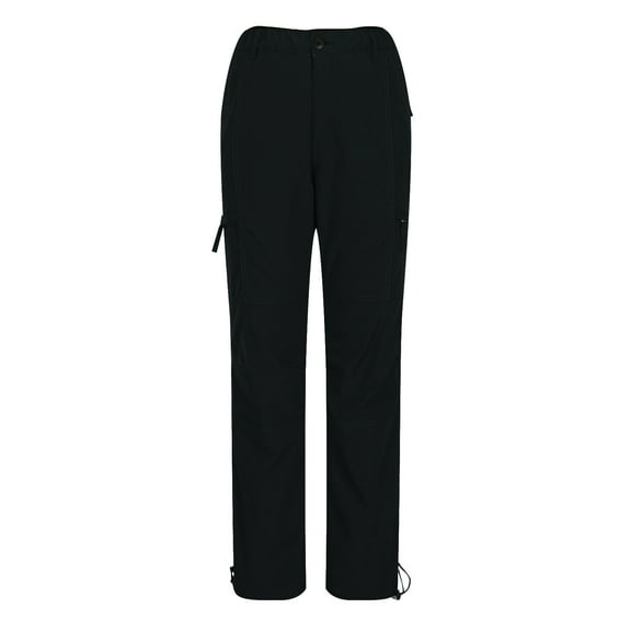 Parachute Cargo Pants for Men Big and Tall Plus Size Windproof Waterproof Outdoor Hiking Trousers Multi Pockets Elastic Waist Drawstring Wide Leg Pant