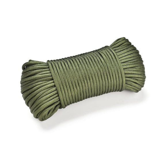 Parachute Cord 100 Feet Genuine Nylon Rope - ArmyGreen