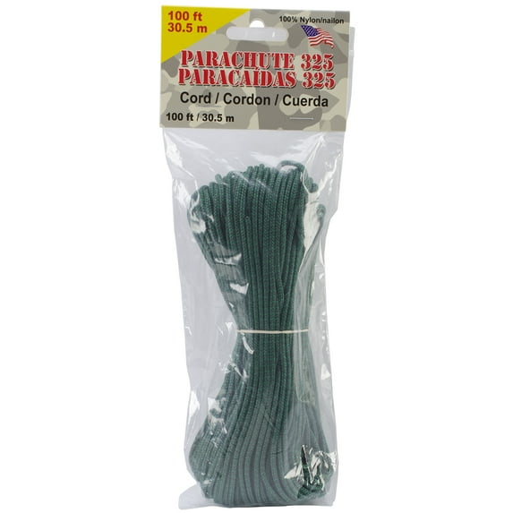 Parachute Cord 3mmX100'-Forest Camo