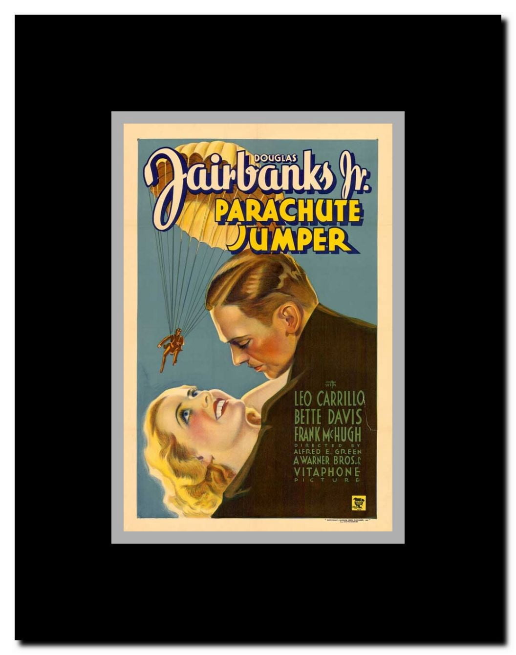 Parachute Jumper Framed Movie Poster